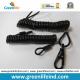 High Quality Stretchable plastic Coiled Strap W/Two Loop Ends