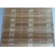 Roman Style Outdoor Roll Up Bamboo Blinds 0.5-3mm Slat High Strength