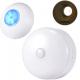 Plug-in Receiver Chimer and Waterproof Transmitter,4 Volume Adjustment Wireless DoorBell Smart Touch LED Night Light