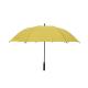 Large Budget Golf Sun Umbrella Hurricane Proof Umbrella Fiberglass Frame In Yellow Color