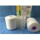 Virgin Raw White / Semi Dull 40/2 Ring Spun Polyester Yarn , High Tenacity Polyester Yarn