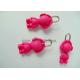 PVC rubber puller zipper, custom doll strawberry header zipper puller