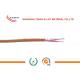Chemical Resistance Thermocouple Cable Solid / Twisted Conductor Type