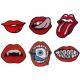 3D Iron On Sexy Lip Custom Embroider Patch For Jacket