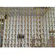 Blue Hook Chain Metal Curtain Door or Window Decor with Chain Fly Screen