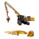 Q355B Vibratory Pile Driver Boom Arm For Excavators Efficient Piling And Drilling