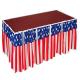Disposable Party Event Supplies , National Flag Style Party Table Skirt