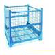 Powder coating foldable stackable wire mesh basket