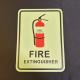 Rectangle Luminous Fire Extinguisher Signs Glow In The Dark 280*380 Mm