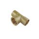 ISO 228 Tee F Thread Brass PEX Pipe Direct Fixation Fittings