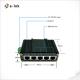 Oem managed Din Rail Mount Industrial PoE Switch Ethernet 5 Port