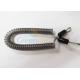 Expanding Plastic Coil Lanyard Light Weight Tether As Security Fastener
