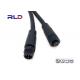 Automotive 3 Pin Front Led Circular M12 Electrical Connector PVC Rubber Material