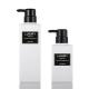 airless Cosmetic Lotion Bottle ,  screen printing White Lotion Bottle With Pump