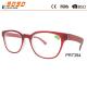 New arrival and hot sale reading glasses,made of plastic ,plastic hinge ,suitable for men and women