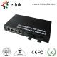 Single Mode Gigabit Ethernet Switch With 2 Fiber Optic Ports / 4 Ethernet Ports