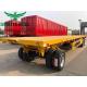 315 80R22.5 Full Trailer 13T/16T Axles Flatbed Equipment Trailer