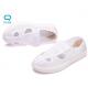 Four-hole Anti Static ESD Cleanroom Shoes Resistance To Ground