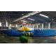 Giant Inflatable Water park Suit with White Shark Water Slide and float toys