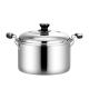 Best Sale Cooking Soup Pot Kitchen Stainless Steel Soup & Stock Pot With Visual Pot Lid