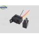 Universal Black Automotive Relay Socket For Wire Pump Light  Horn 4P 12V 30 Amp automotive relay pcb socket
