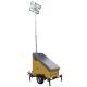 Solar Powered Mobile Solar Light Tower Solar Trailer With 3*450W Solar Panels