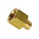 CNC 1/8in NPT Male X 1/4in NPT Female Brass Safety Relief Valve