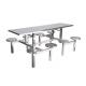 Table And Chair Stainless Steel Building Products 720-760mm Height Customized Size