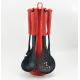 Eco-Friendly Solid Spoon Food Turner Spatula Slotted Spoon Whisk Acacia Silicon Cooking Utensil