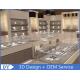 Fashion Jewelry Store Interior Showroom Display Cases MDF + Tempered  Glass