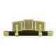 Shining Gold Color Casket Swing Bar For Lifting 500kg Weight Per Set