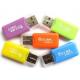 Bulk Promotion Portable Card Reader USB 2.0 3.0 Plastic Material For Smartphone