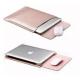 15 / 16 Inch PU Leather Laptop Sleeve Bag Embossing Logo Compatible With Macbook Pro