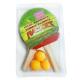 Professional Performance Table Tennis Set Blister Packing With 3 Yellow Balls / 2 Bats