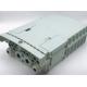 Wall Mount Fiber Optic Termination Box Gray Color Total Enclosed Structure