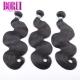 Unprocessed Brazilian Virgin Human Hair Body Wave With Thick Ends Cuticle Aligned BORUI