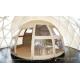 Panoramic Ellipse Campsite Glamping Hotel Tent All Timber Frame 5 Diameter