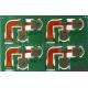 6 Layers Flexible Rigid PCBFR4 / Polyimide Material ENIG Surface Finish Durable