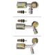 #6 #8 #10 #12 Al joint with iron jacket R134a high & low pressure valve ( Female Flare)/auto ac hose fitting