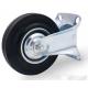 8 Inch Industrial Trolley Wheels Fixed Casters Rubber Wheel For Trolley
