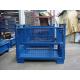 Galvanized Steel Stacking Pallets  Electrostatic Powder Coating Blue  Grey Color Available