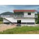 Modern Durable Q235 H Steel Structure Homes Fiber Cement Board Building Villa For Living
