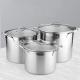 Good Selling 18/8 Stainless Steel Soup Pots Multi-user Stew Pots Cooking Pots With Binaural Handle