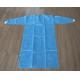 PP / SMS Disposable Surgical Scrubs Patient Gown Coverall With Knit Cuff