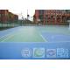 Long Lasting Sport Court Surface , Playground Rubber Flooring Aging Resistance