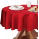 Waterproof Custom Printing Table Cover PEVA Plastic Round Table Cloth For Party