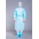 ISO 9001 40gsm Waterproof Isolation Disposable Work Suits