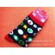 Promotional cute cartoon christmas patterned design eco-friendly cozy winter cotton socks