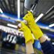 Unlined Heavy Duty Rubber Gloves , Long Sleeve Rubber Gloves Waterproof