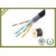 Outdoor Shielded Network Fiber Cable Cat5e UTP Cable 305M 0.5mm Diameter